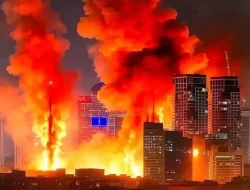 Tel Aviv Bergetar Iran Balas Serangan Nuklir Israel dengan Ratusan Rudal
