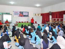 SMA 1 Sukadana Jadi Tuan Rumah Sosialisasi Karhutla Paling Meriah!