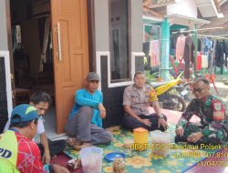 TNI-POLRI Blusukan ke Desa Sukadana, Aktifkan Kembali Pos Kamling!