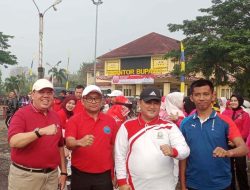 Jalan Sehat HUT RI di Lampung Timur Jadi Ajang Kebersamaan Pegawai Rutan Sukadana