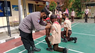 Polsek Sukadana Didik Generasi Muda Lewat Saka Bhayangkara, Cegah Kekerasan Sejak Dini